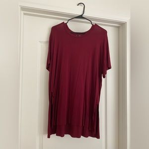 3 for $20 Maroon Tunic Top